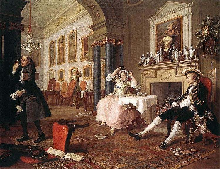 William Hogarth Marriage oil painting image